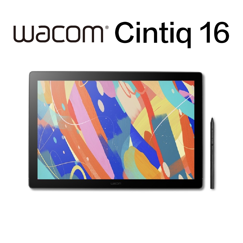 Wacom Cintiq 16 創意繪圖螢幕 (DTK168K0C)