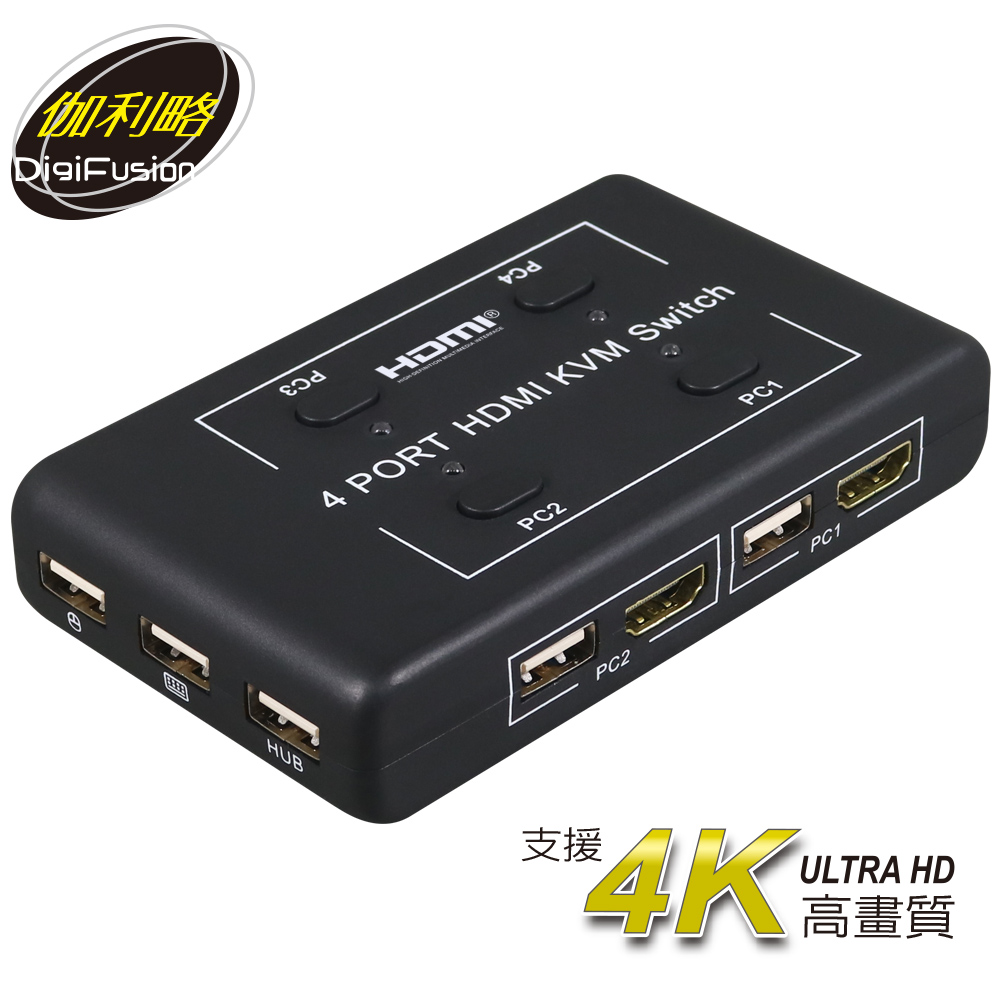 【美品】ATEN KVM切替器 4ポート HDMI（CS1794） CS1794 - Aten CubiQ 4-Port HDMI KVM With USB Hub