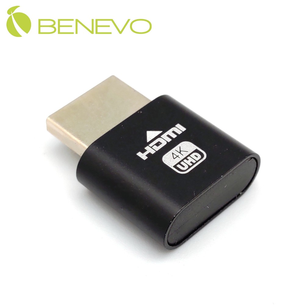 Benevo 4K版 HDMI螢幕EDID模擬器 (BVDHDMI4K黑)