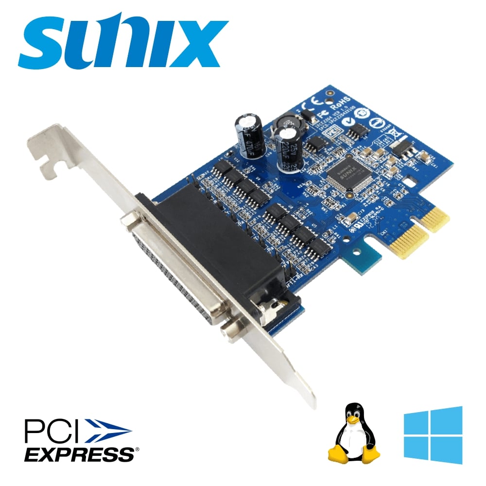 SUNIX 三泰 4埠RS-422/485串列PCI-Express通訊卡IPC-E2204S