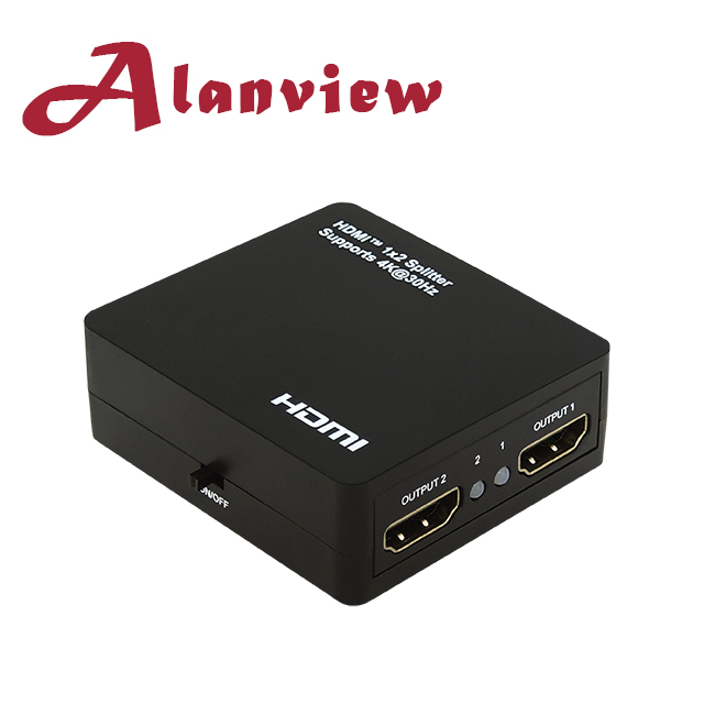 1x2 HDMI 4K2K 一進二出分配器 4K@30Hz (AL1412)
