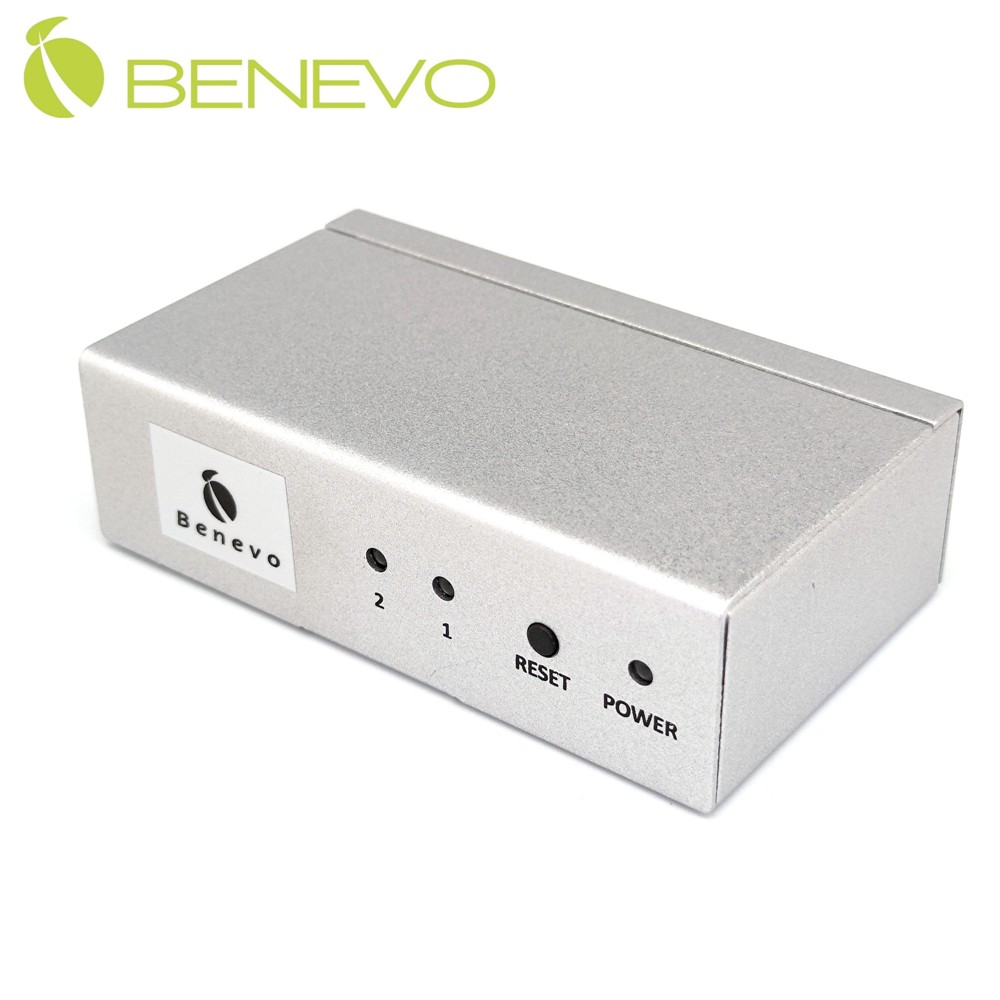 Benevo 2埠 HDMI1.4數位影音分配器 (BHS12K)