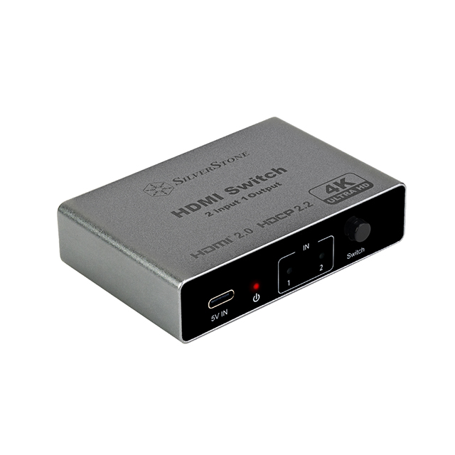 SilverStone 銀欣 HSW21 HDMI2.0 4K 二進一出影音切換器