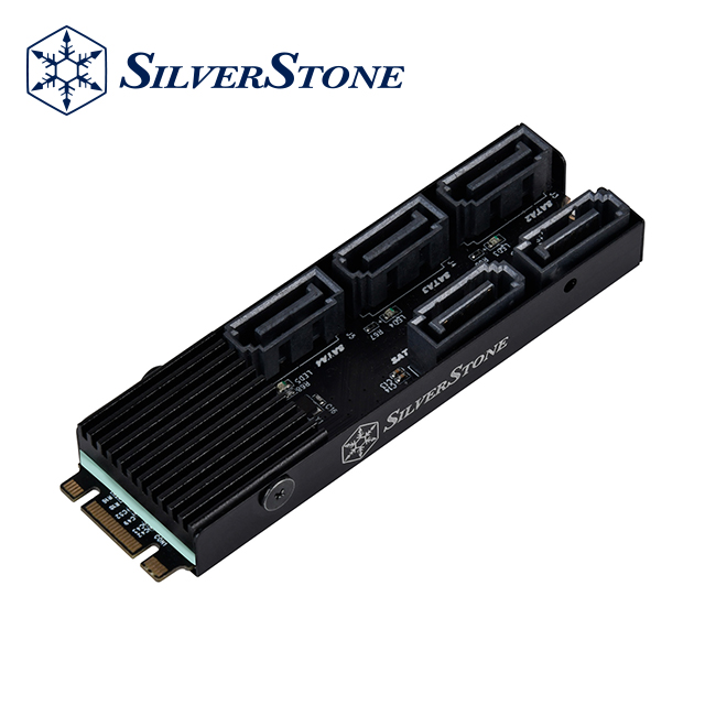 SilverStone 銀欣 ECS07 5埠SATA 硬碟擴充卡