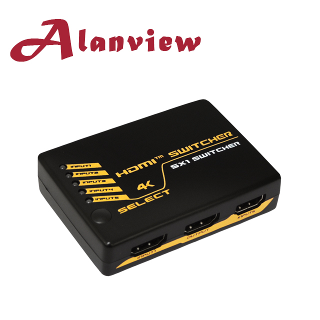 Alanview 5x1 HDMI 4K2K 五進一出切換器 (AL1451)