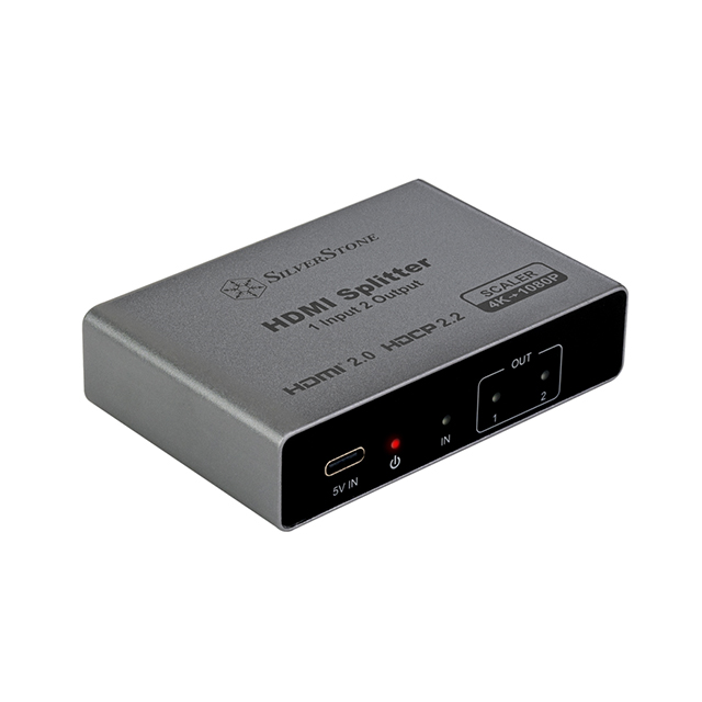 SilverStone 銀欣 HS12 HDMI2.0 4K一進二出影音分配器