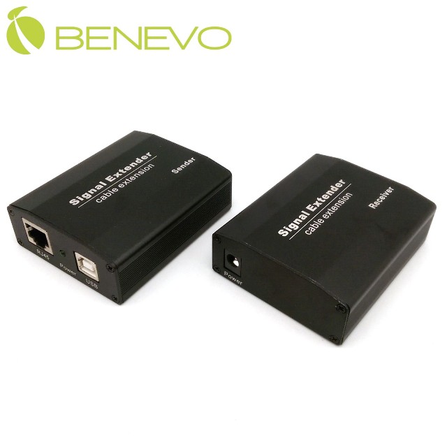 Benevo 網線型 單埠USB2.0訊號延伸器最遠100M (BUE2101A)