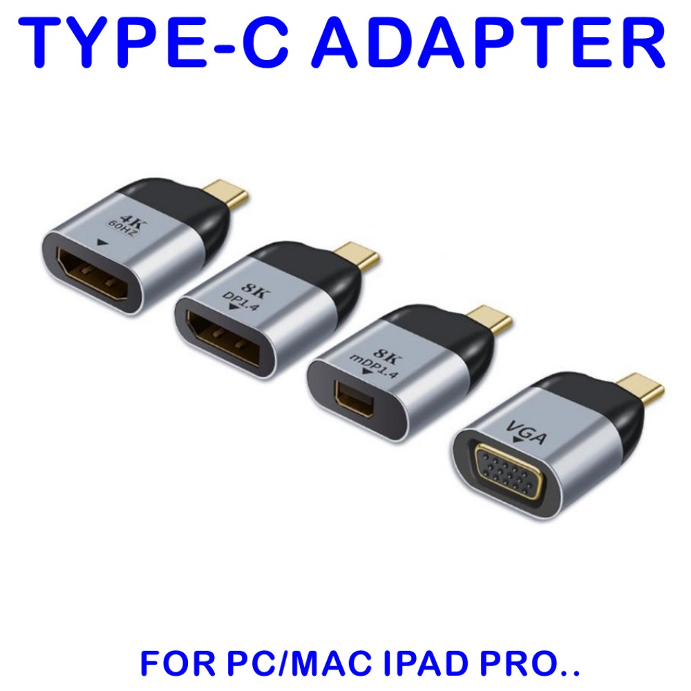 新一代type C轉dp Mdp Vga Hdmi附pd孔100w充電 Pchome 24h購物