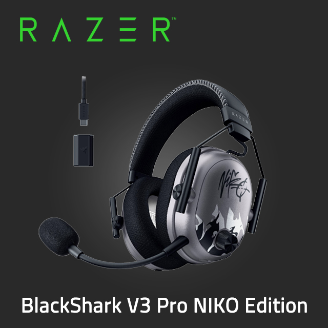 RAZER 雷蛇BlackShark V3 Pro黑鯊V3 Pro Niko edition無線電競耳機