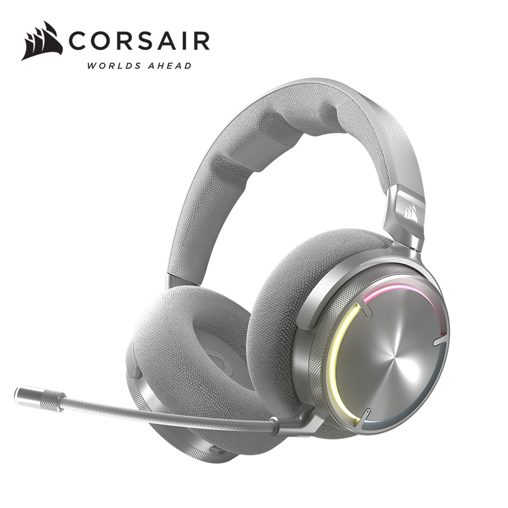 CORSAIR 海盜船 VIRTUOSO MAX 無線耳機麥克風【銀】