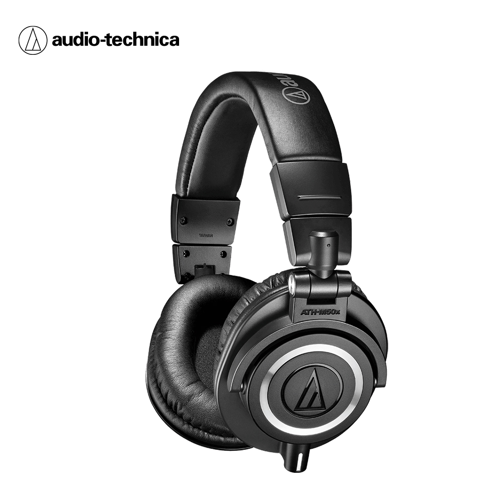 鐵三角 ATH-M50x 高音質錄音室用專業型監聽耳機【黑色】