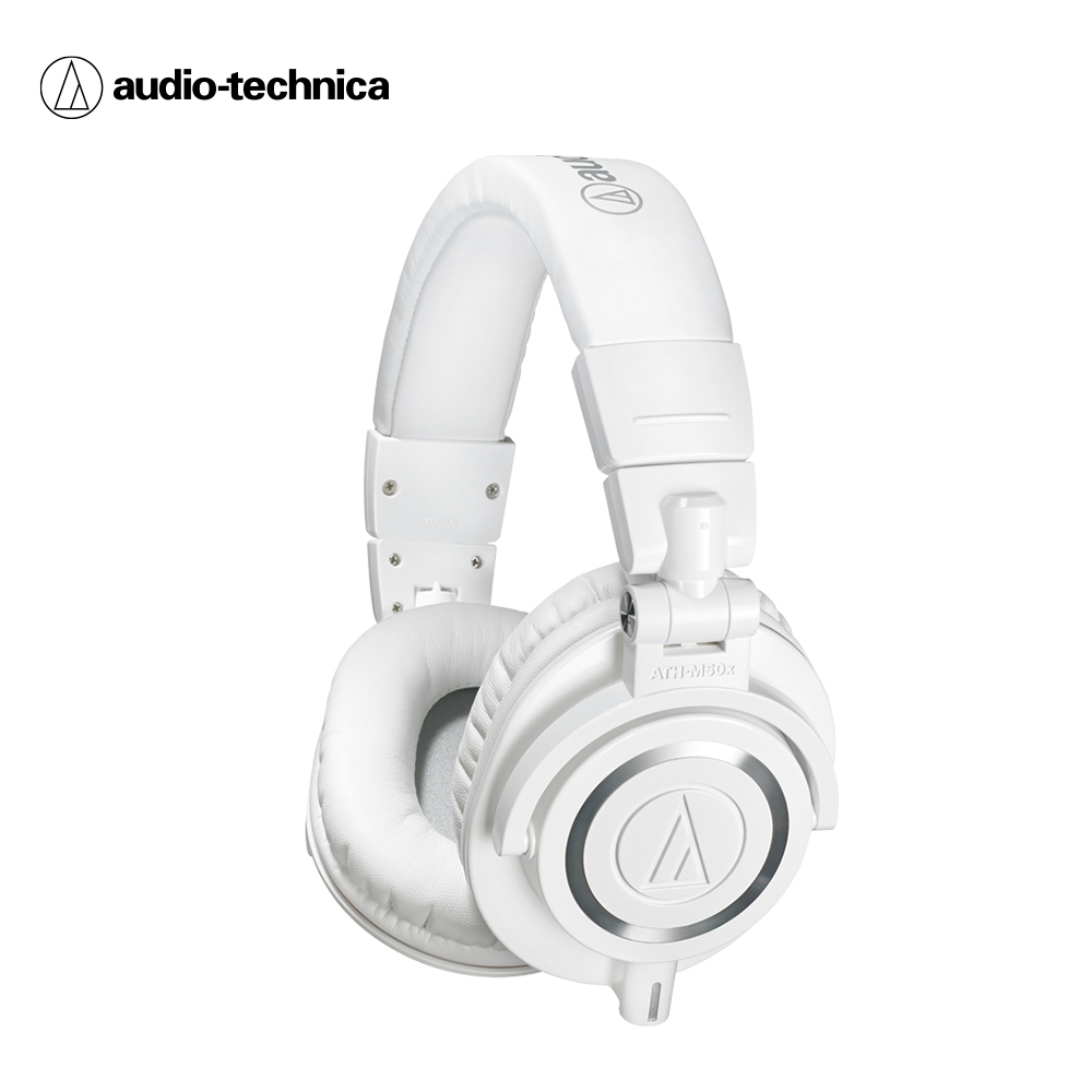 audio-technica 鐵三角 ATH-M50x 高音質錄音室用專業型監聽耳機 耳罩式耳機 【白色】