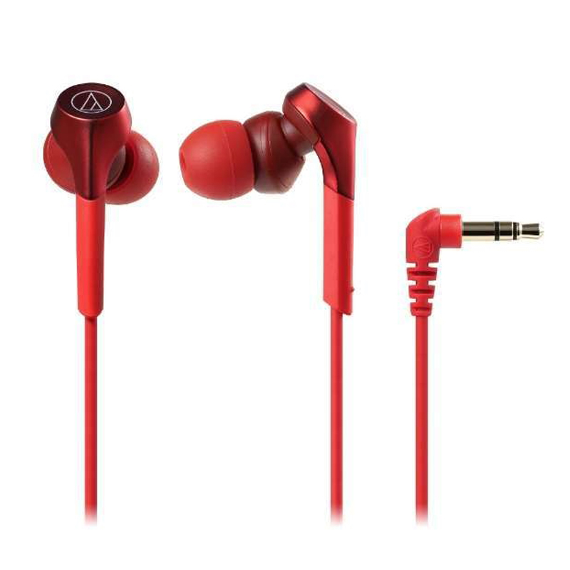 audio-technica 鐵三角 ATH-CKS550X 紅 動圈型重低音 耳塞式耳機