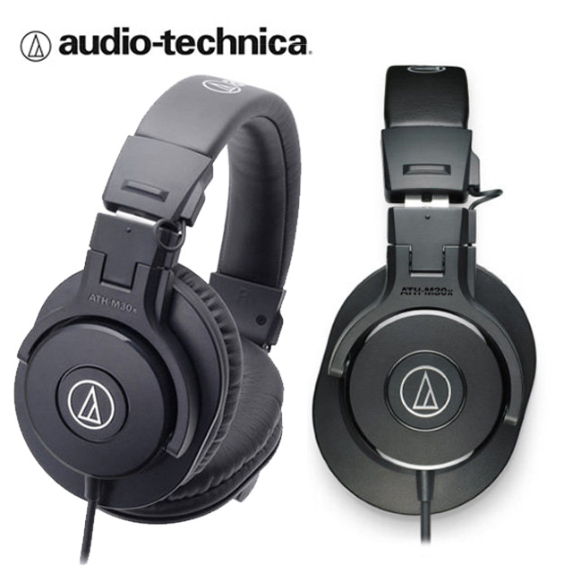 audio-technica 鐵三角 ATH-M30x 專業監聽 耳罩式耳機 音質清晰