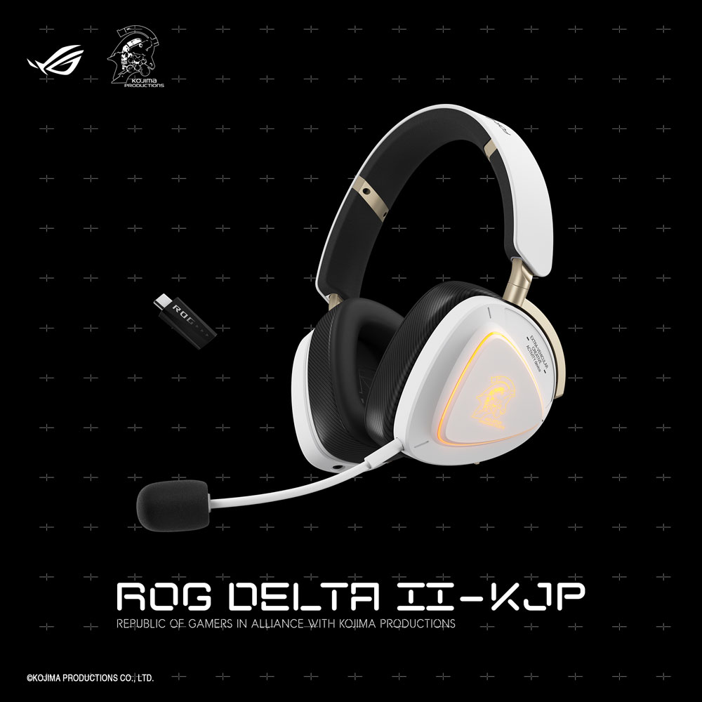 ASUS 華碩 Delta II KJP Edition 小島秀夫聯名款 三模無線電競耳麥