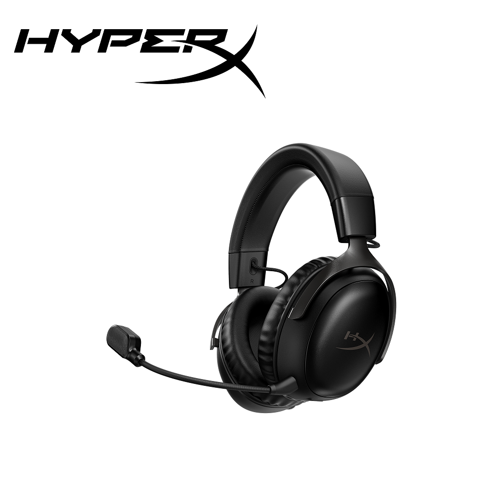 HyperX Cloud III Wireless颶風3無線電競耳機-紅(77Z46AA