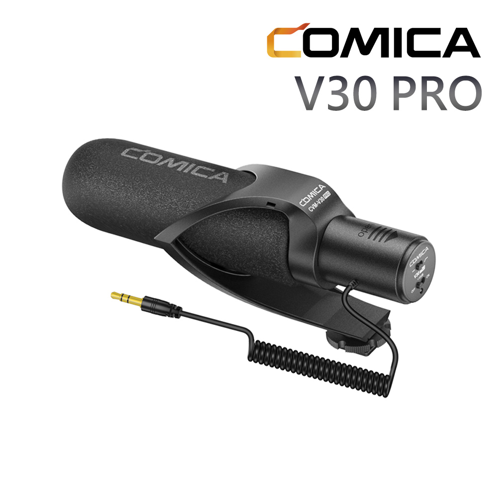 COMICA V30 PRO 超心型指向電容式機頂槍型麥克風 (錄影麥克風/相機麥克風)