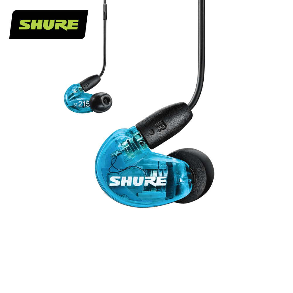 SHURE AONIC 215 UNI 線控通話耳機(限定藍)