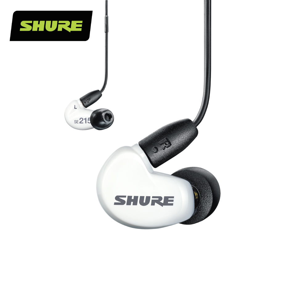 SHURE AONIC 215 UNI 線控通話耳機(限定白)