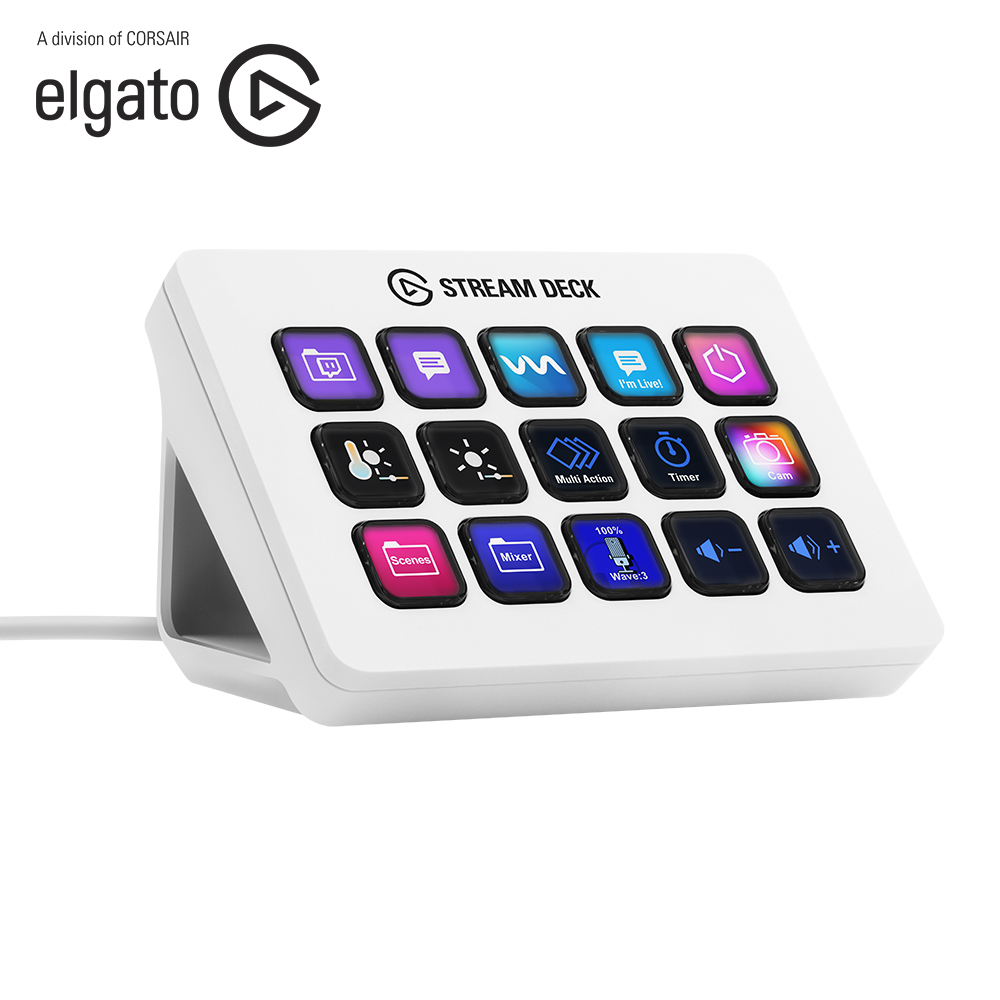 ELGATO】Stream Deck MK.2 直播控制器-白（15鍵） - PChome 24h購物