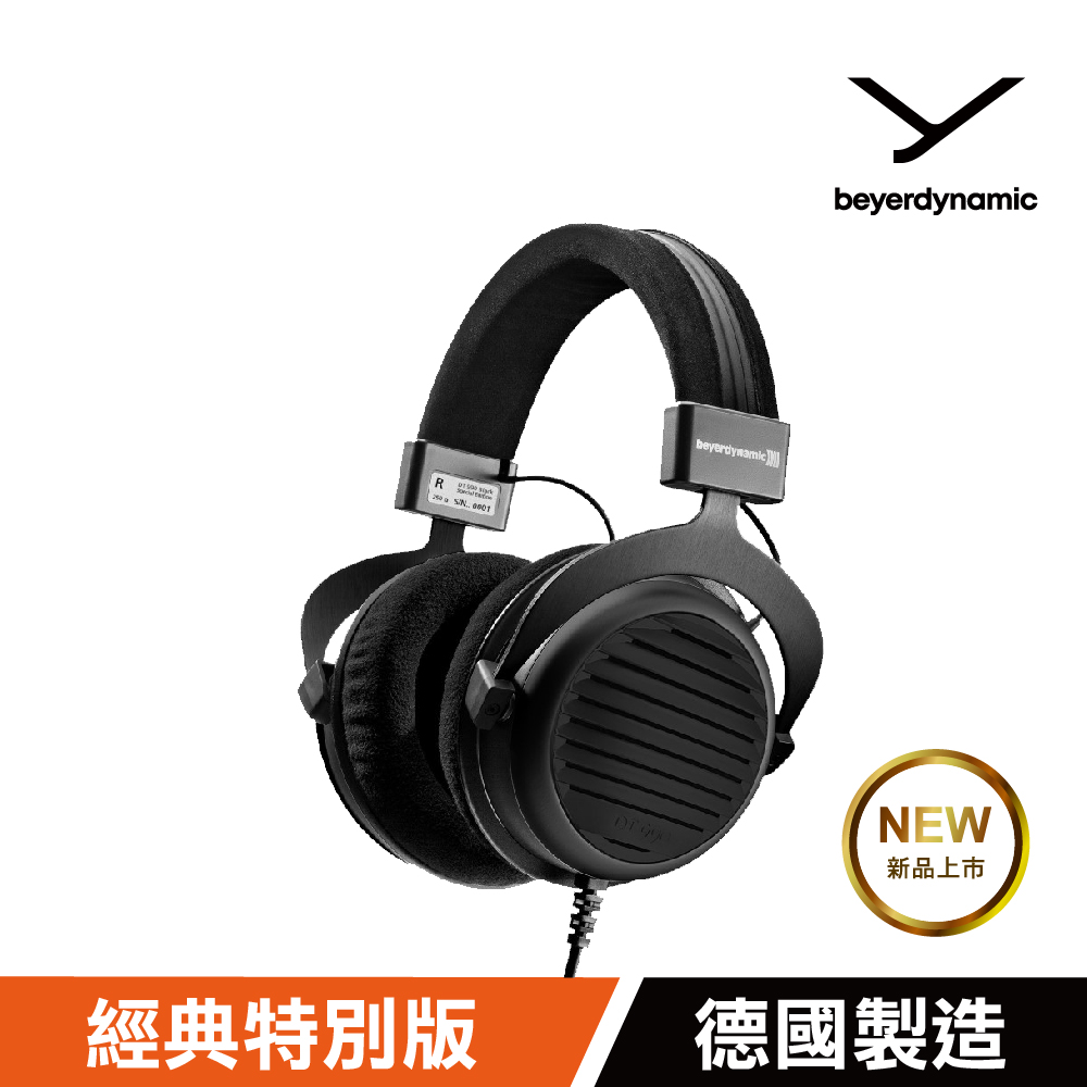 beyerdynamic 拜雅 DT 990 BLACK SPECIAL EDITION 有線頭戴式耳機 夜霧黑