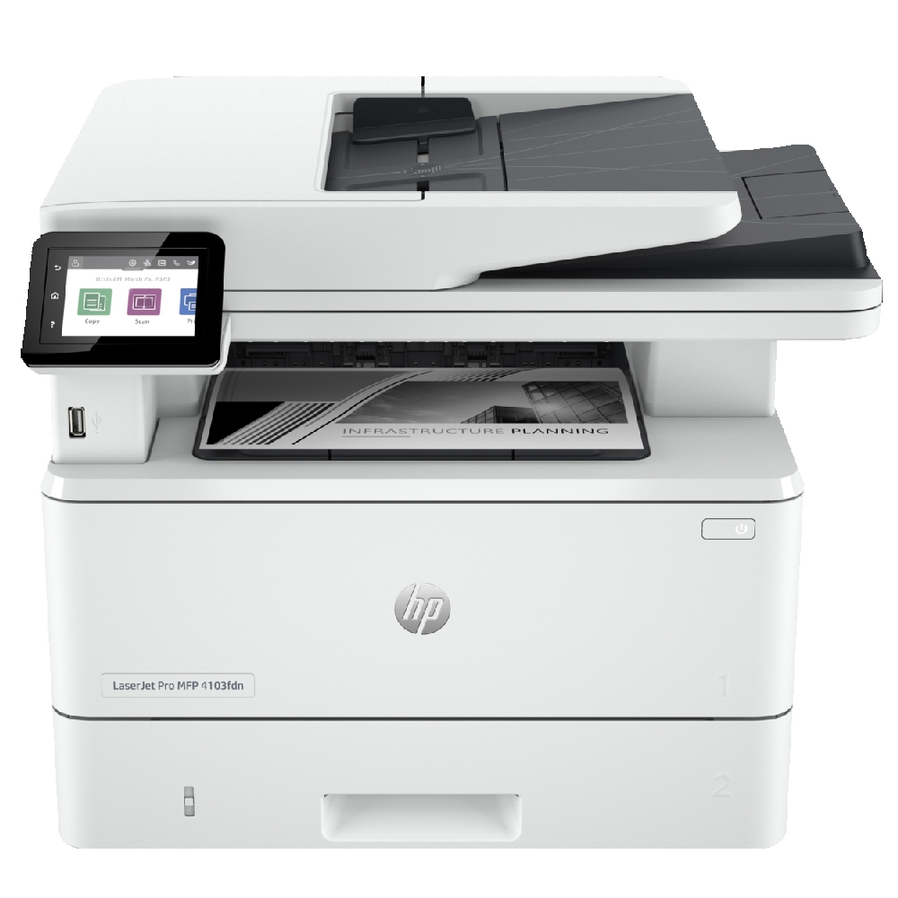 HP 惠普 LaserJet Pro MFP 4103fdN 黑白雷射 多功能 觸控 複合機 / 傳真機