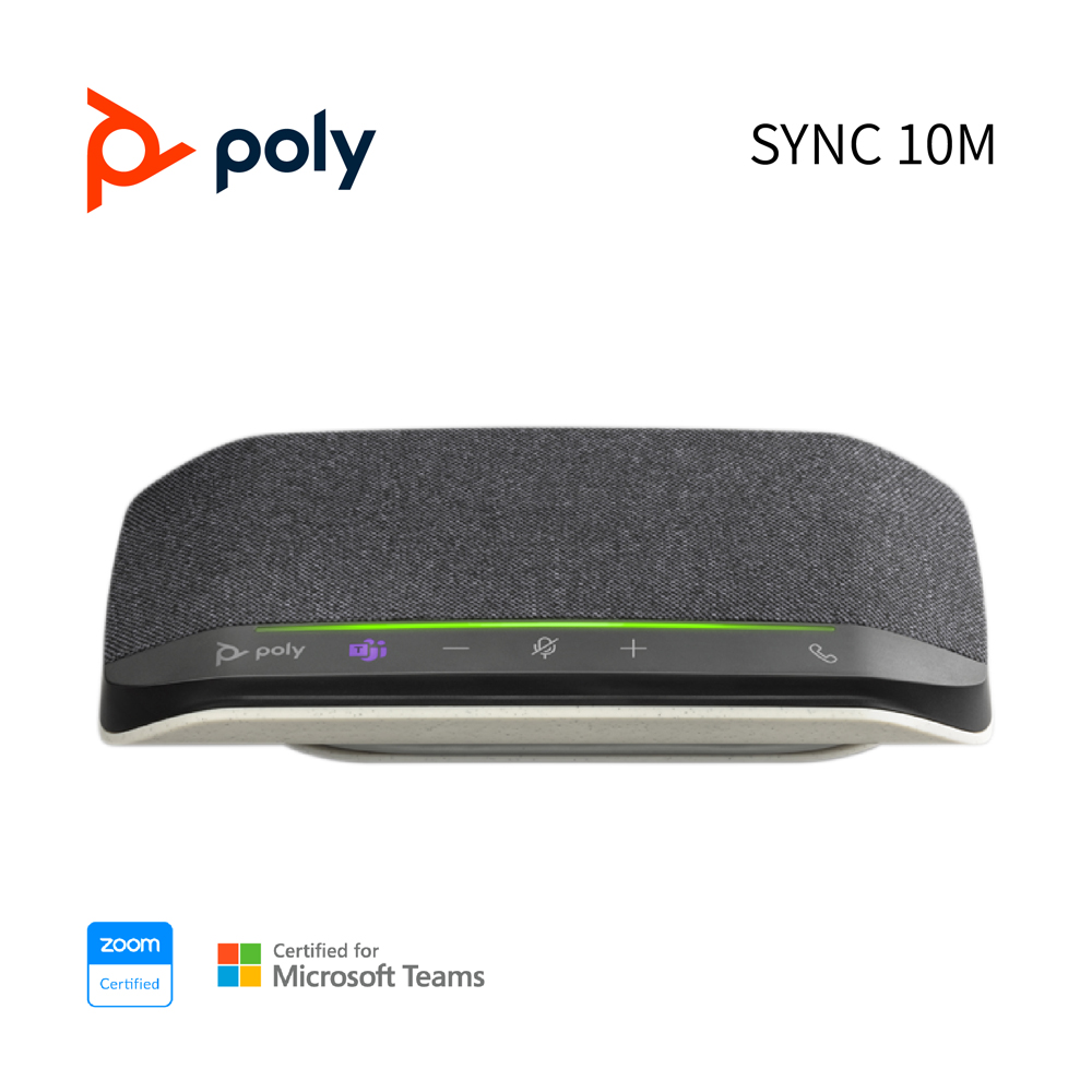 Poly SYNC 10M USB-A/C 全向型麥克風會議機- PChome 24h購物