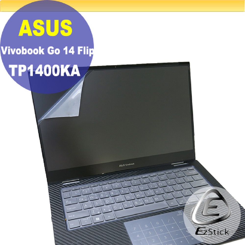 EZstick ASUS TP1400 TP1400EA 特殊規格 適用 靜電式筆電LCD液晶螢幕貼 14.4吋寬 螢幕貼