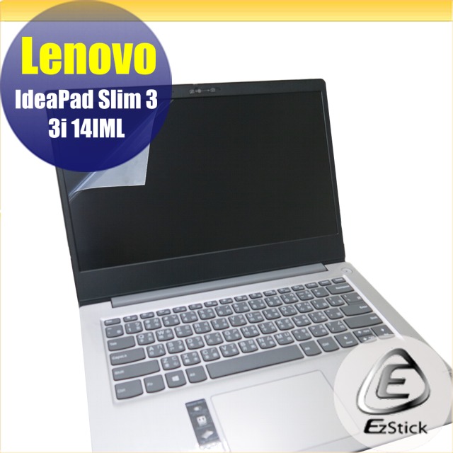 EZstick Lenovo Slim 3 3i 14IML 適用 靜電式筆電LCD液晶螢幕貼 14.4吋寬 螢幕貼