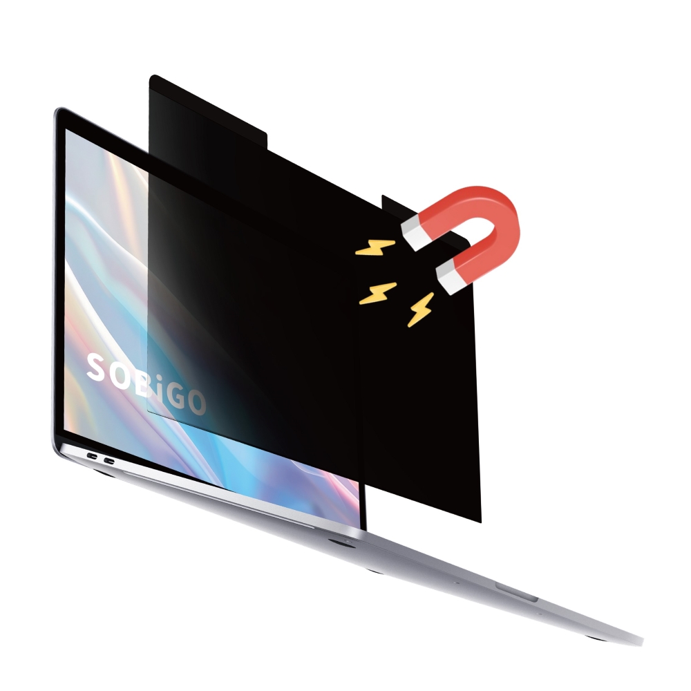 SOBiGO!  筆電通用磁吸式防窺片14"(16:9)(16:10)