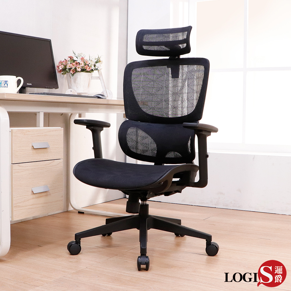 LOGIS 邏爵 恩利人體工學全網椅 電腦椅 辦公椅【102F】(其他規格)