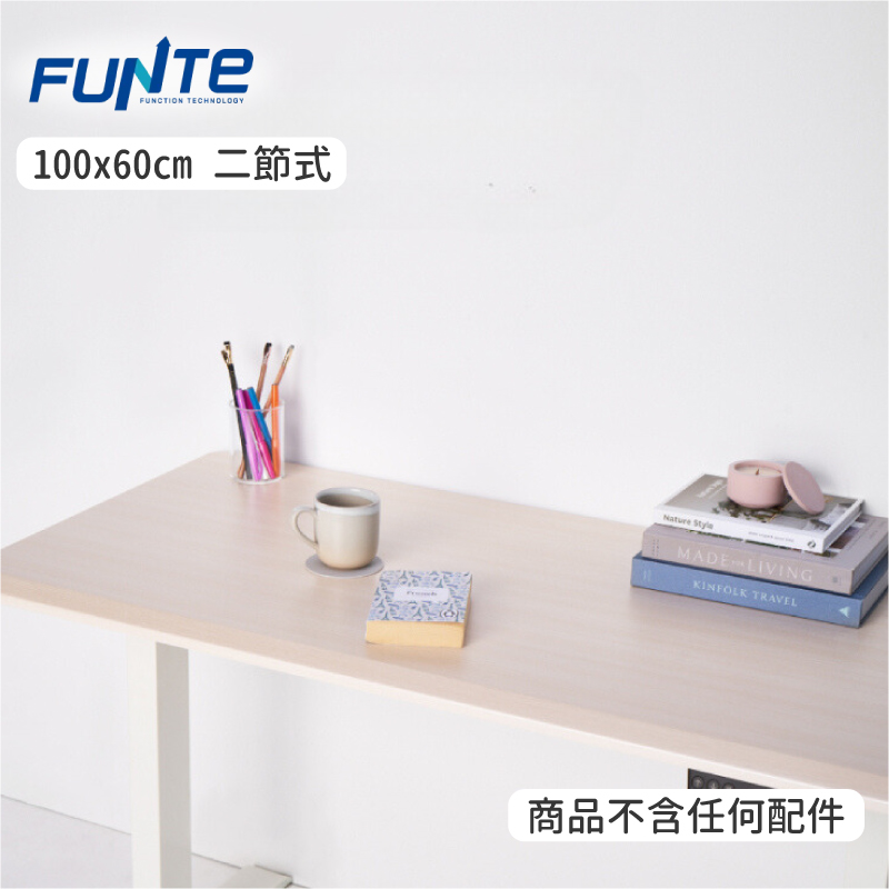 FUNTE Mini+雙柱電動升降桌100x60cm二節式桌腳 學習桌 書桌 工作桌 辦公桌 人體工學桌 站立桌 餐桌 成長桌