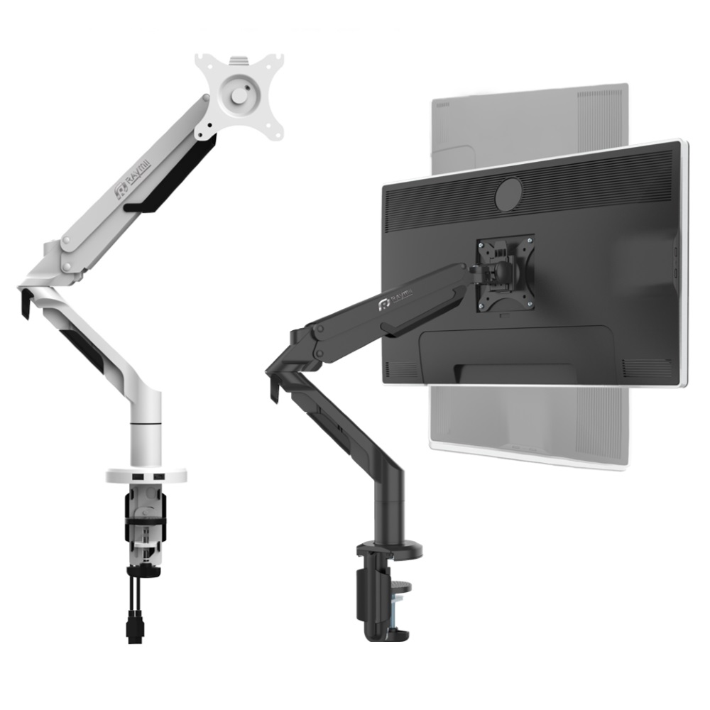 Raymii 瑞米  OS1 鋁合金氣壓式螢幕支架 USB3.0螢幕架螢幕增高支架