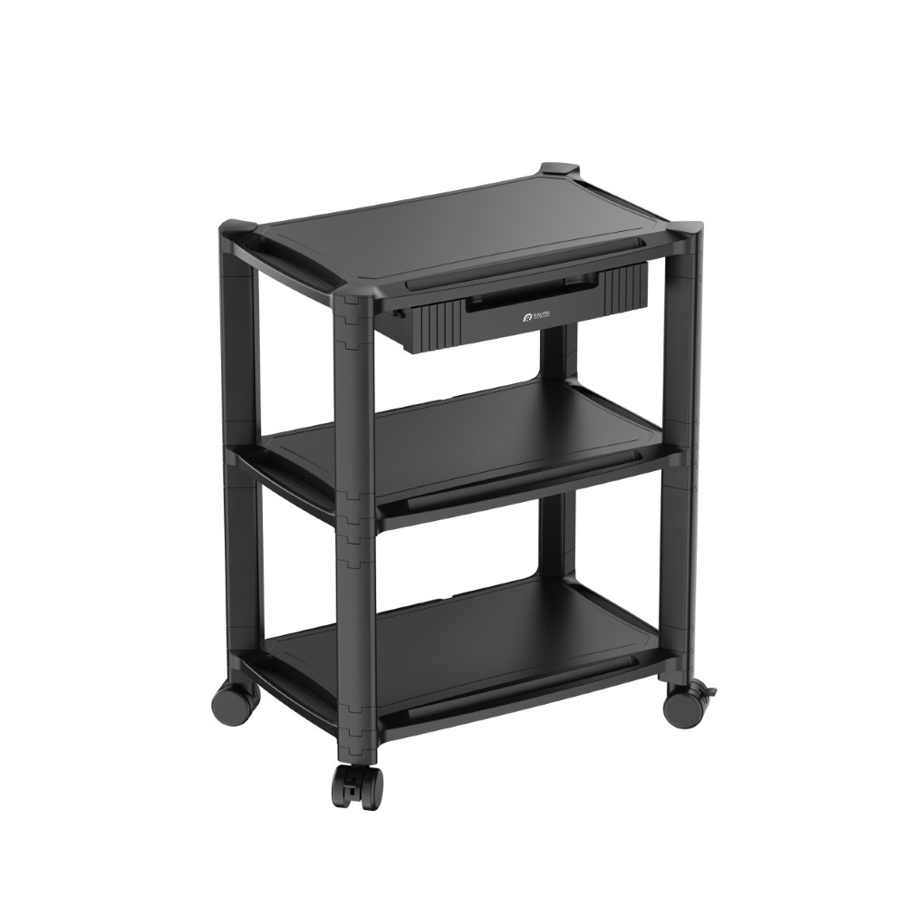 Raymii 瑞米   LOA-02 三層移動式辦公收納置物架 置物櫃 印表機櫃