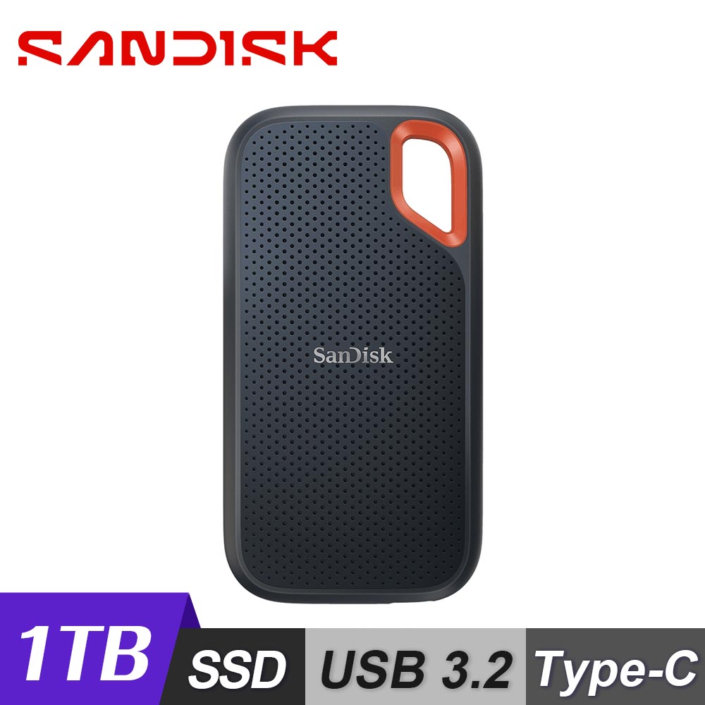SanDisk 晟碟 E61 Extreme Portable SSD 1TB 行動固態硬碟