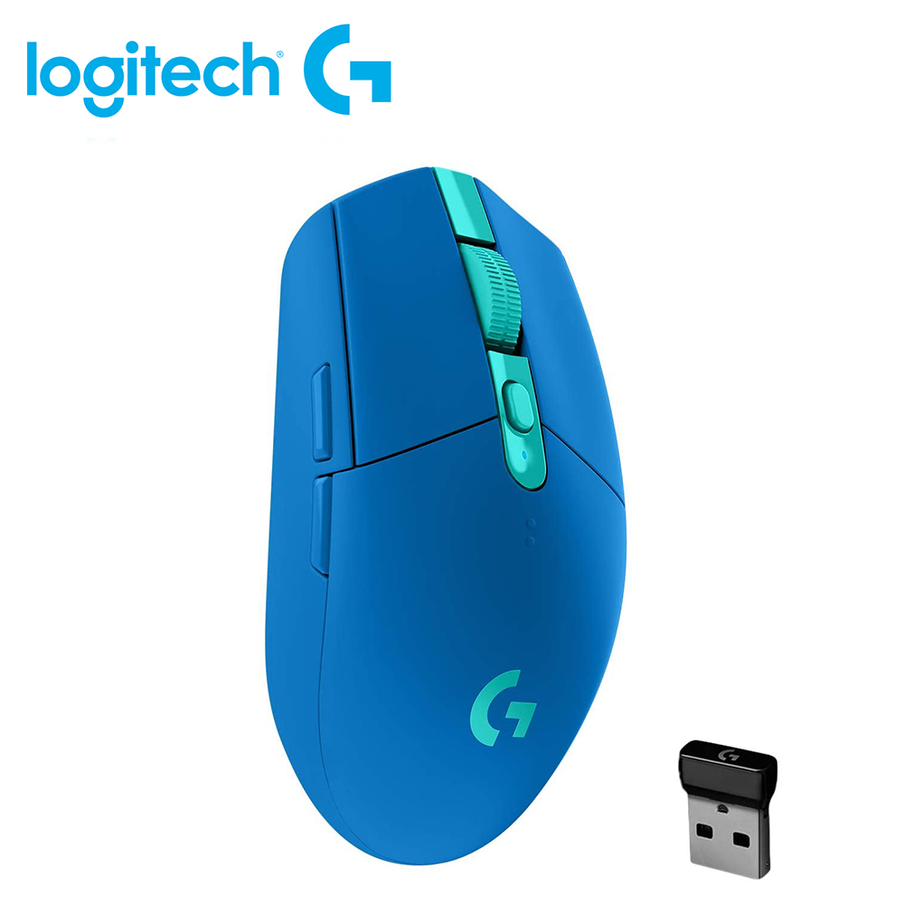 G304 Lightspeed 無線電競遊戲滑鼠 炫光藍