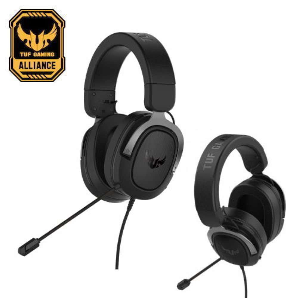 TUF GAMING H3電競耳機 槍灰色