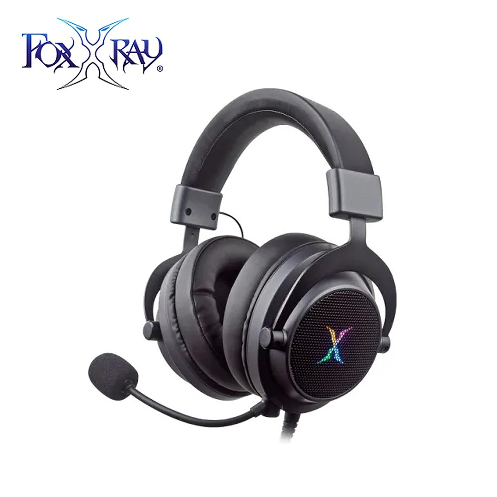 INTOPIC 廣鼎 FXR-HAU-37 波賽頓響狐USB電競耳麥-黑