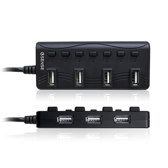 擴充戰士升級版 7-port USB 2.0 HUB-2A 集線器