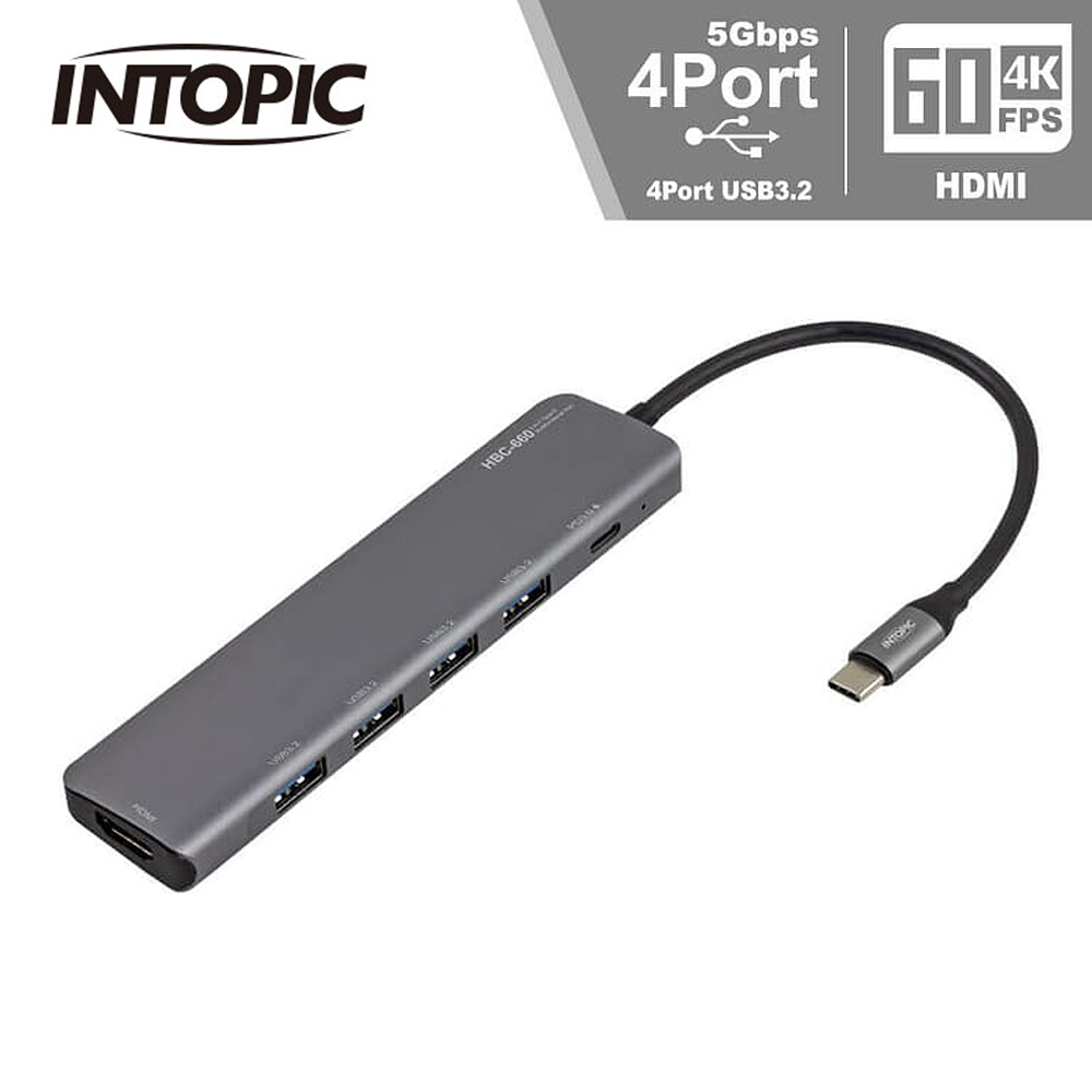 INTOPIC 廣鼎 HBC-660 六合一多功能集線器