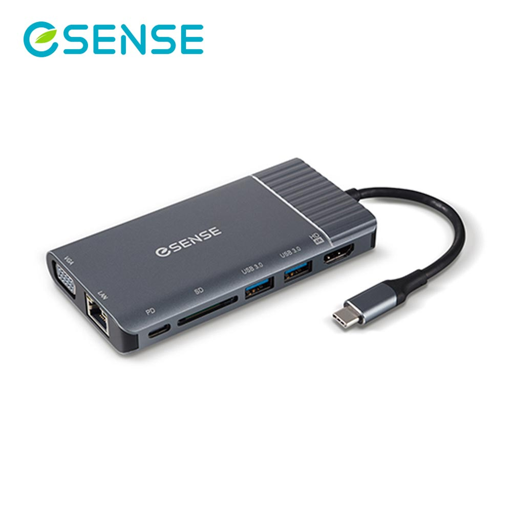 Esense 逸盛 Type-C TO HDMI 7合1 轉接器