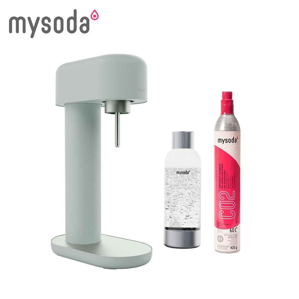 mysoda 沐樹得 Ruby氣泡水機-雲杉綠 RB003-GG|送水瓶2入