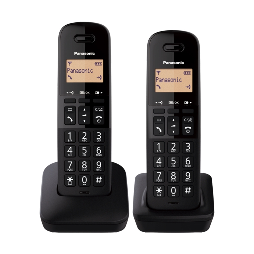 Panasonic 國際牌 KX-TGB312 DECT 數位無線電話 黑色