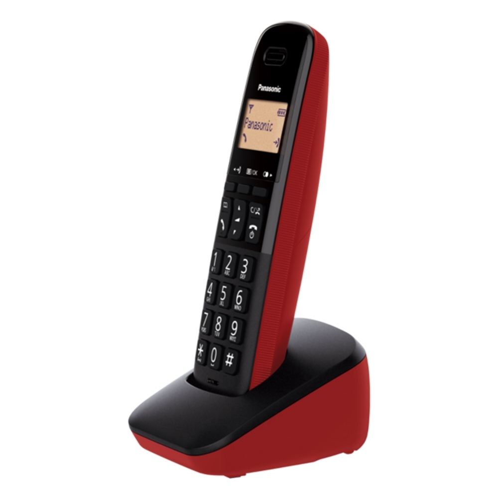 Panasonic 國際牌 KX-TGB310 DECT 數位無線電話 紅色