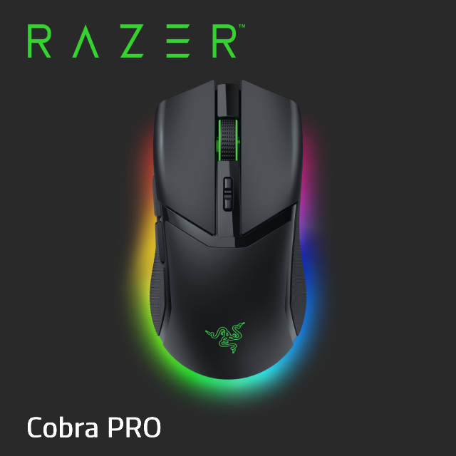 RAZER 雷蛇  Cobra Pro 眼鏡蛇 Pro 輕量化三模無線滑鼠