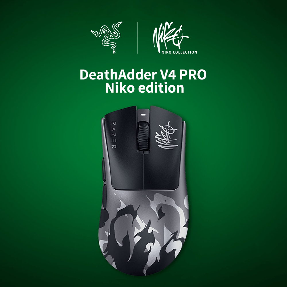 RAZER 雷蛇DeathAdder V4 PRO Niko edition 超輕量無線人體工學滑鼠