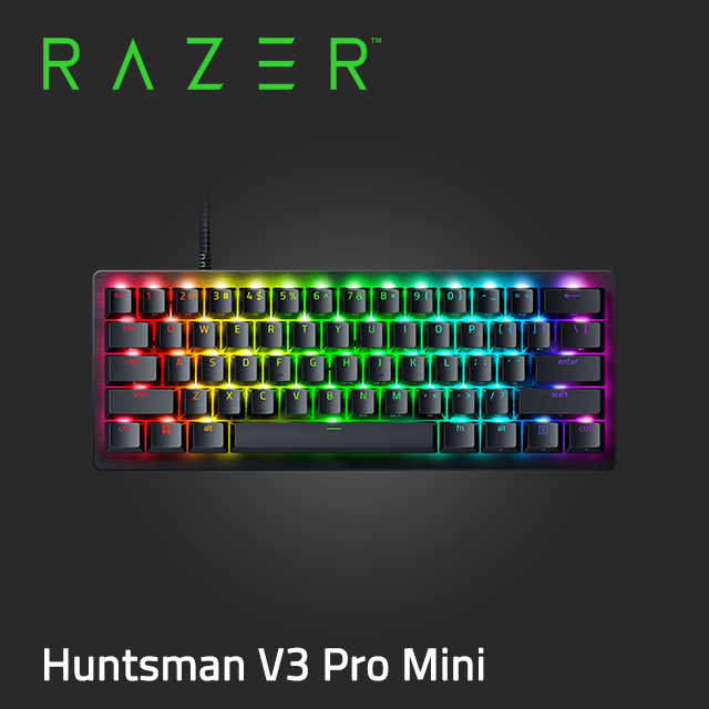 RAZER 雷蛇 Huntsman V3 Pro Mini 獵魂光蛛 V3 Pro Mini 機械式鍵盤(光學軸/中文)