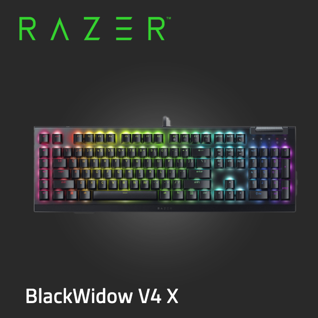 BlackWidow V4 X 黑寡婦 V4 X 機械式遊戲鍵盤 RZ03-04701600-R3T1