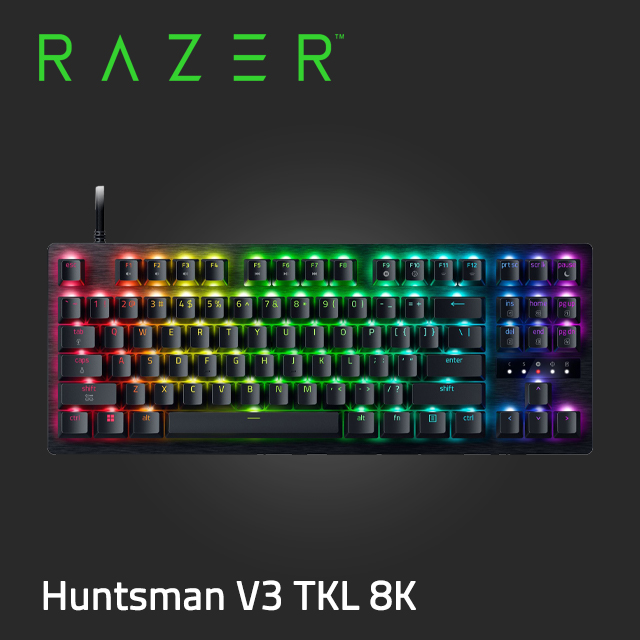 RAZER 雷蛇 Huntsman V3 TKL 8K 機械式鍵盤(光軸/英文)