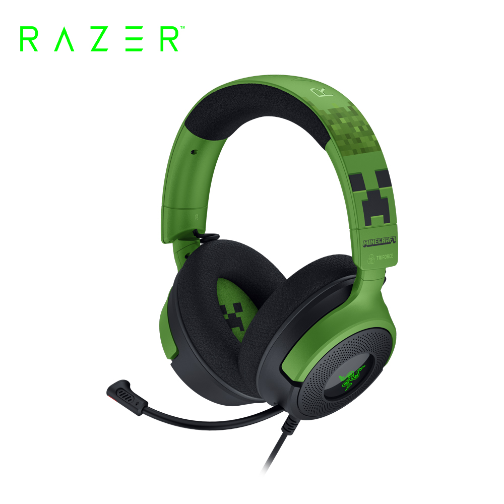 RAZER 雷蛇 北海巨妖Kraken V4X耳機麥克風Minecraft Edition